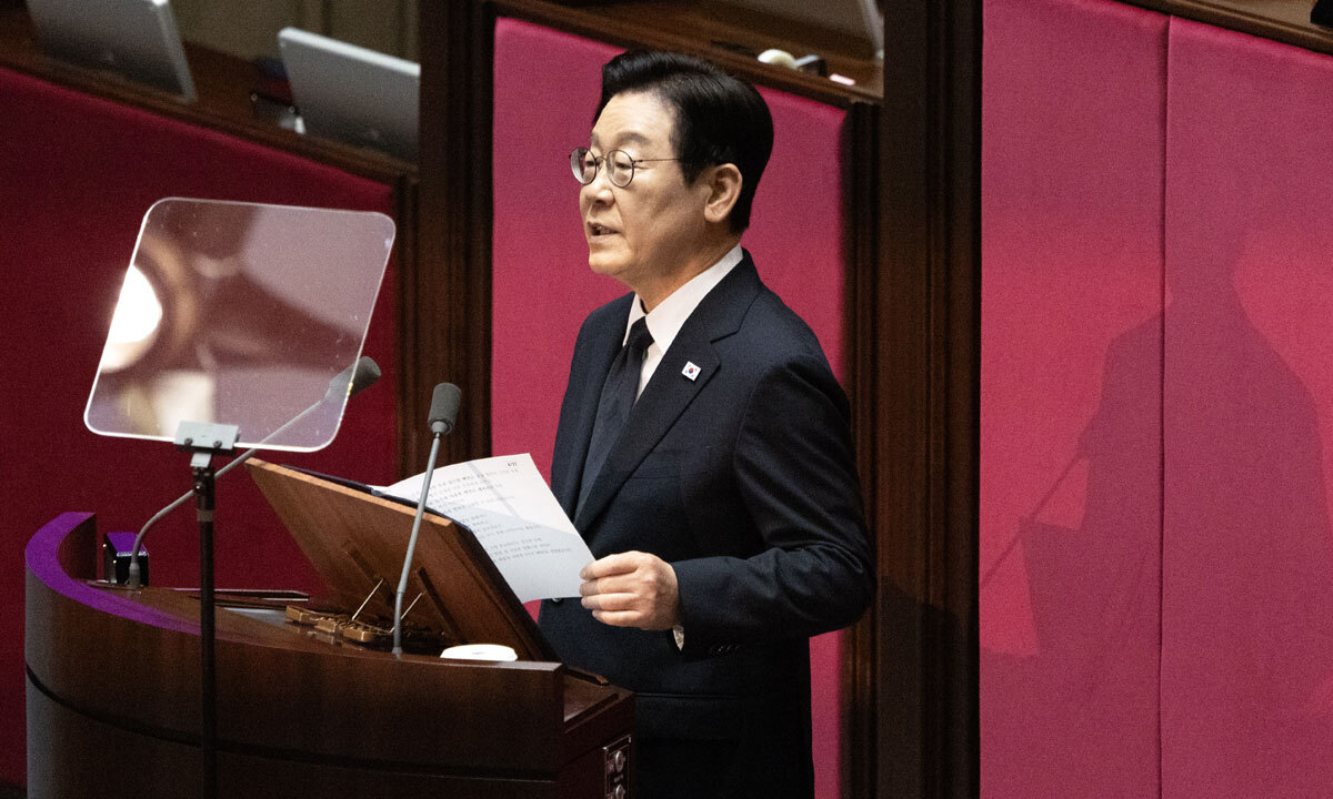 李대통령 “국방 외부 의존은 자존심 문제” [李대통령 시정연설]