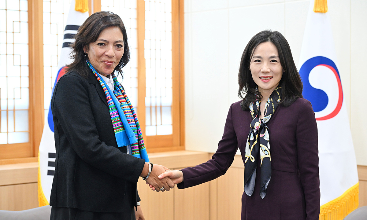 김진아 외교부 2차관, 유엔 북한인권 특별보고관 접견