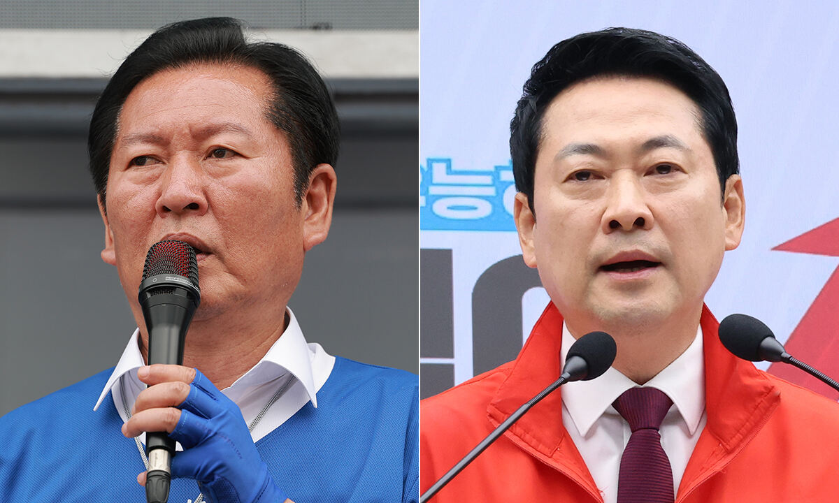 ‘反淸 바람’에 호남행 늘린 민주… 張·吳 서울 유세 따로따로 [6·3 지방선거]